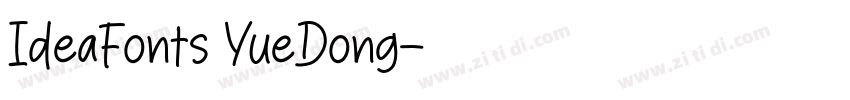 IdeaFonts YueDong字体转换